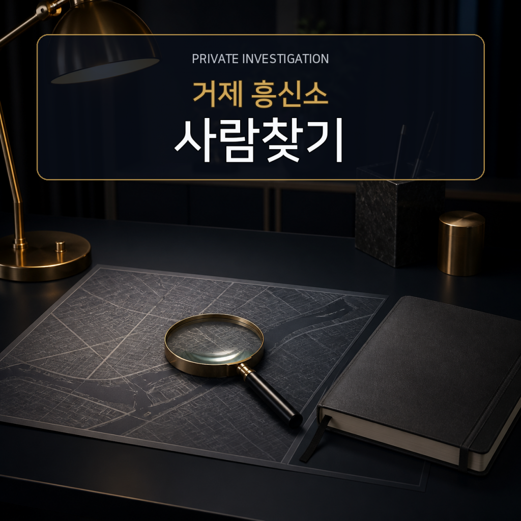 거제 사람찾기·소재파악 전문 흥신소